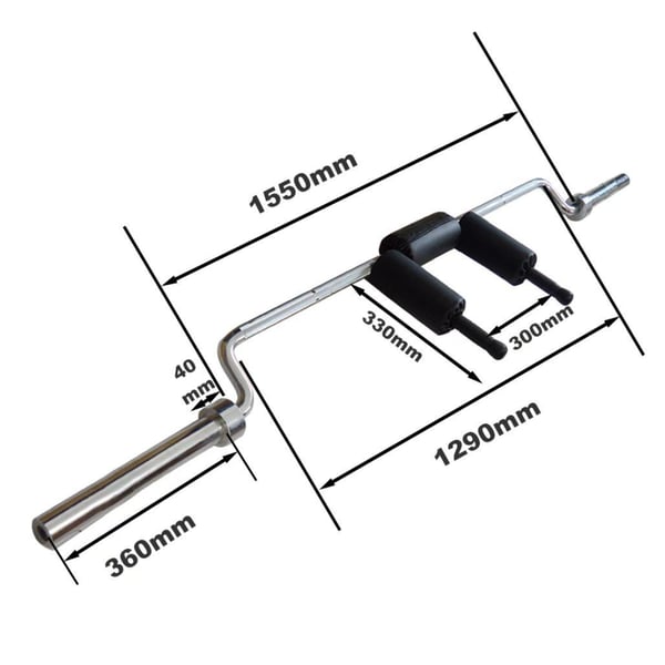FitNord Safety Squat Bar Kyykkytanko 2