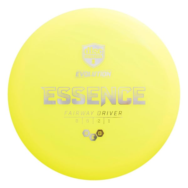 Discmania Neo Essence Väylädraiveri Frisbeegolfkiekko, keltainen 1