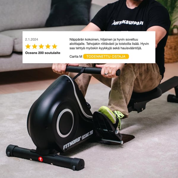 FitNord Oceans 200 Soutulaite + Monitoimitalja hauis- ja ojentajakäännöllä 7