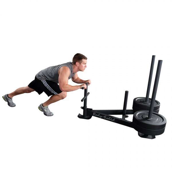 Painokelkka, vetoreki, Weight Sled, Body-Solid
