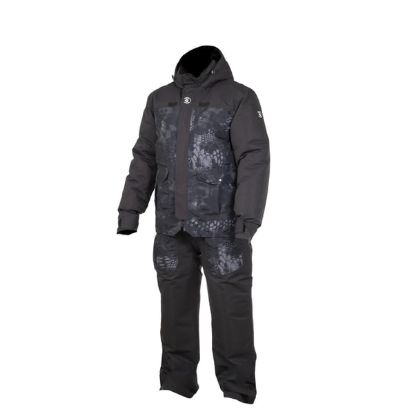 Snow Fox ICE-LITE 2-osainen lämpöasu camo/musta 2