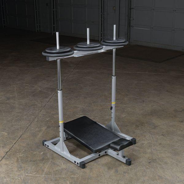 Levypainojalkaprässi maaten Powerline, Body-Solid 2