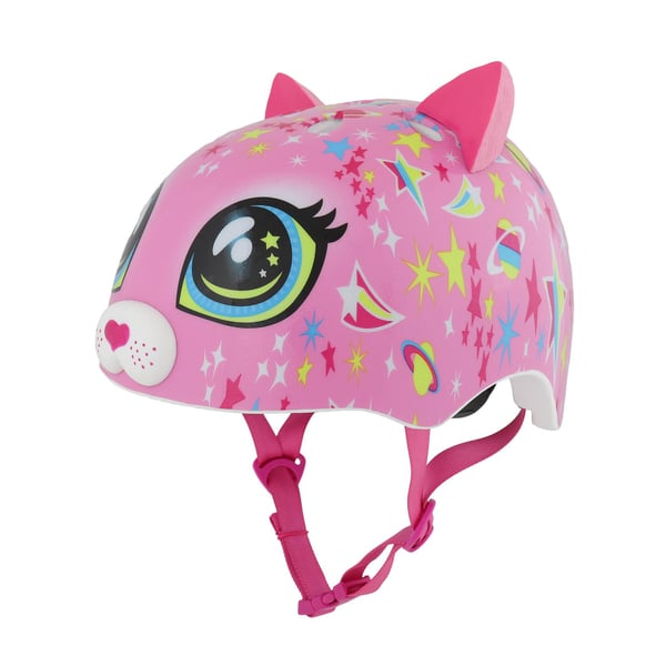 RASKULLZ Astro Cat FS pinkki lasten pyöräilykypärä 50-54 2
