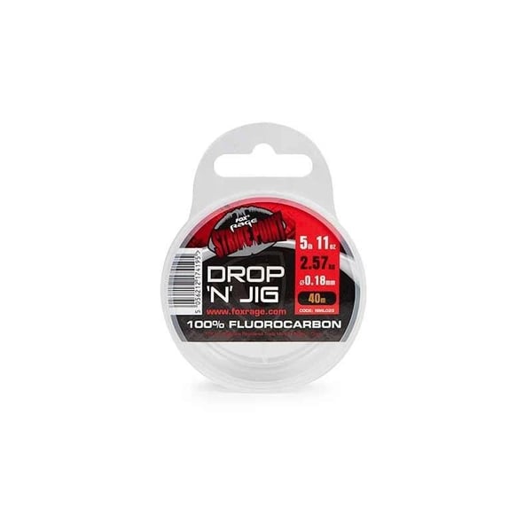 Rage Drop & jig flurocarbon 0.18mm 2.57kg / 5.67lb x 50m 1