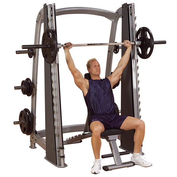 Smith-laite vastapainolla Body-Solid Pro Club Line 2