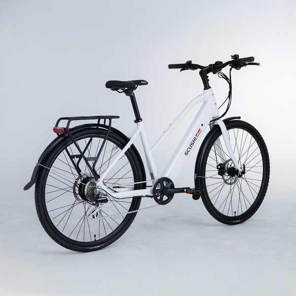 Scushi Norway Universe Sähköpyörä, valkoinen (360 Wh akku) 10