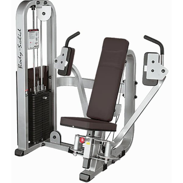 Pec deck rintalihaslaite painopakalla Body-Solid Pro Club Line 1