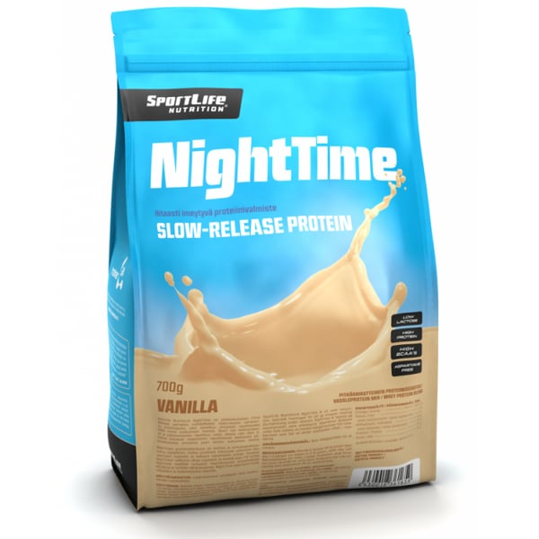 Maitoproteiini / yöproteiini, SportLife NightTime 700g 1