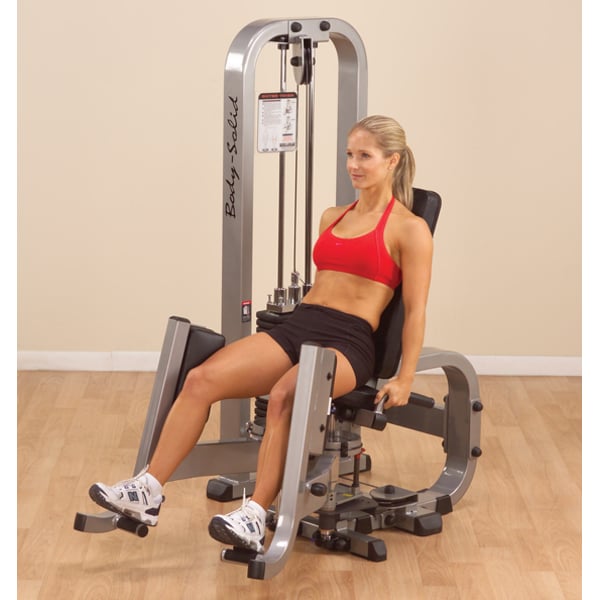 Reiden lähentäjä-/loitontajalaite painopakalla Body-Solid Pro Club Line 1