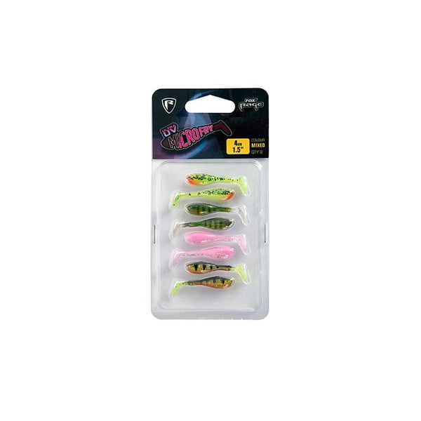 Rage UV Micro fry 4cm x 8pcs 1