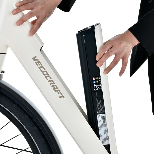 Vecocraft LUNA 2.0 Sähköpyörä 360 Wh, valkoinen 3