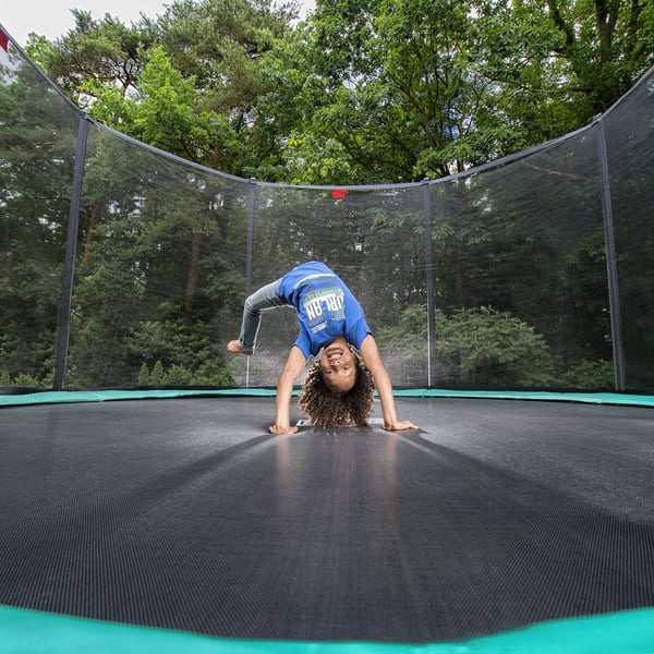 BERG Favorit Trampoliini 380 cm + Turvaverkko, harmaa