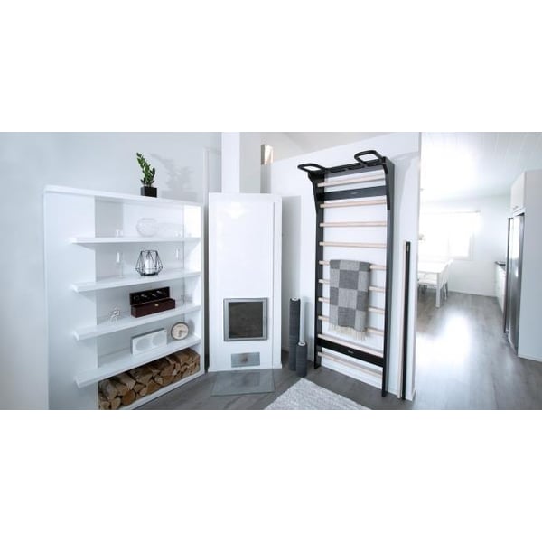 Puolapuut, FitWood Trollstigen by Aleksander Barkov, musta/koivu, moderni skandinaavinen design olohuone