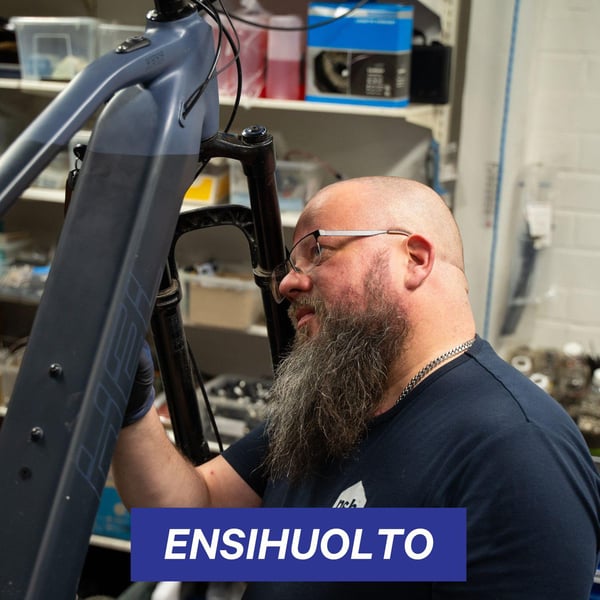 Sähköpyörän ensihuolto Vantaan toimipisteessä