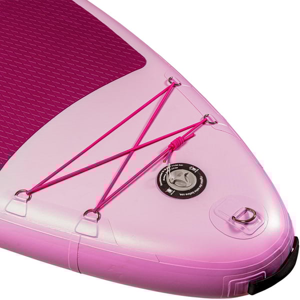 FitNord Aqua Leaf 340 SUP-lautasetti, pinkki (kantavuus 200 kg, lasikuitumela) 2023-24