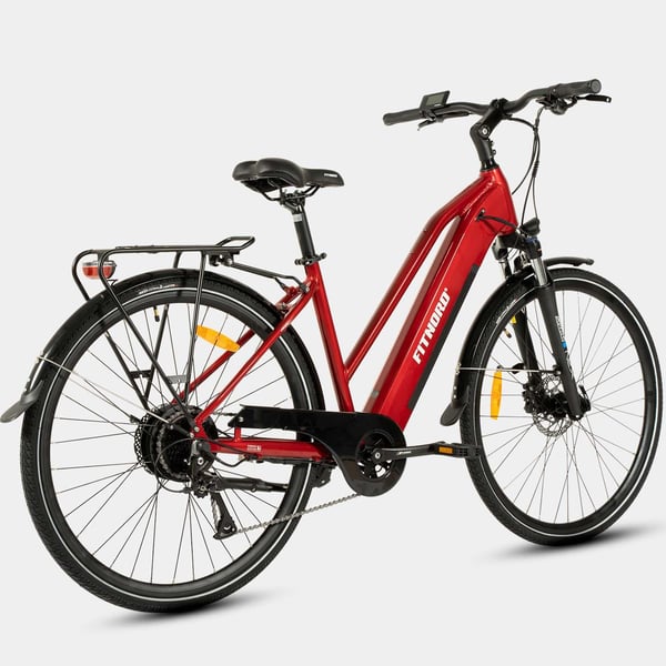 FitNord Ava 300 Sähköpyörä 2024, punainen (720 Wh tehoakku)