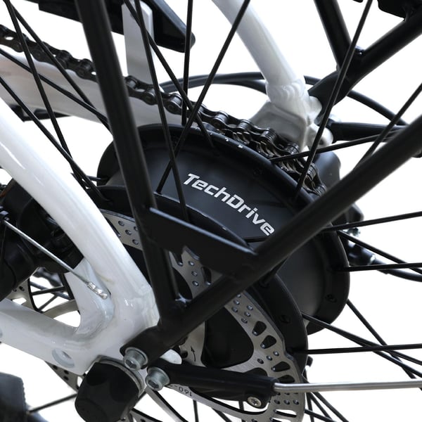 FitNord Ava Jr Sähköpyörä, valkoinen (360 Wh akku)