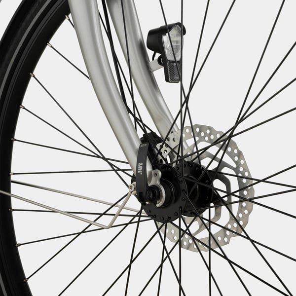 FitNord Classic 300 Sähköpyörä 2024, hopea (489,6 Wh akku)