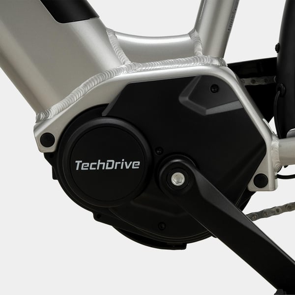 FitNord Classic 300 Sähköpyörä 2024, hopea (489,6 Wh akku)