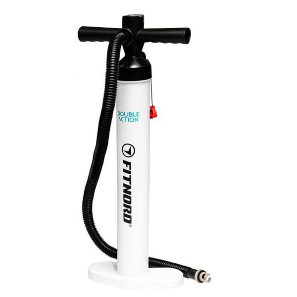Fitnord Double Action SUP-laudan ilmapumppi, valkoinen
