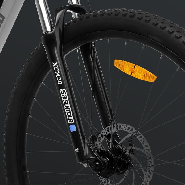 FitNord Ranger 200 Sähkömaastopyörä 2024, hopea (540Wh akku)