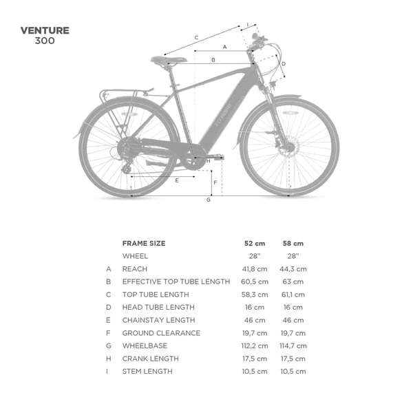 FitNord Venture 300 Sähköpyörä, grafiitti (720Wh tehoakku)