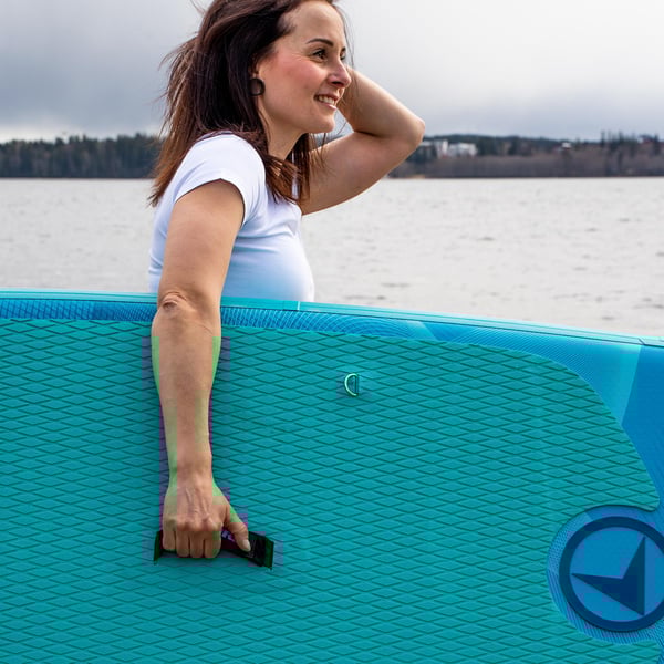 FitNord Aqua Apex 380 SUP-lautasetti (kantavuus 150 kg, lasikuitumela)