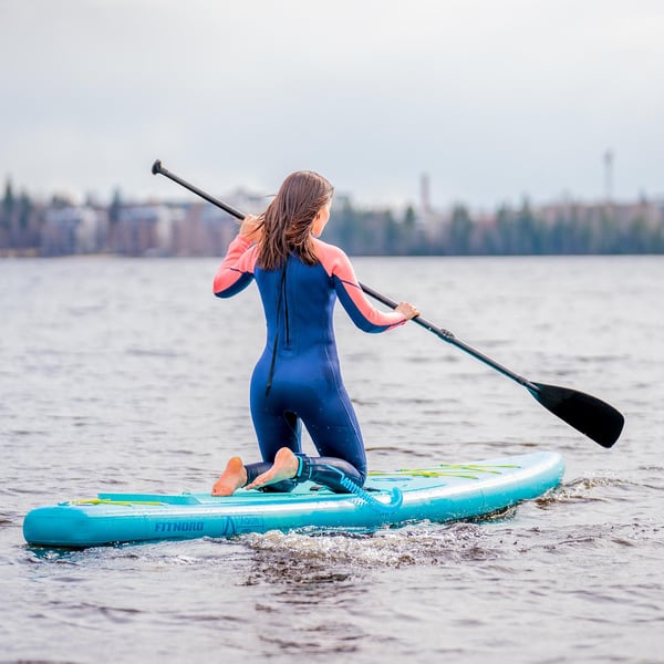 FitNord Aqua Apex 380 SUP-lautasetti (kantavuus 150 kg, lasikuitumela)