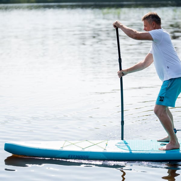 FitNord Aqua Apex 380 SUP-lautasetti (kantavuus 150 kg, lasikuitumela)