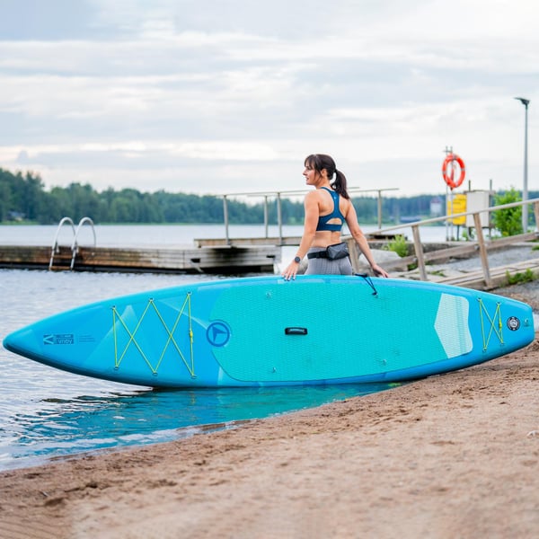 FitNord Aqua Apex 380 SUP-lautasetti (kantavuus 150 kg, lasikuitumela)