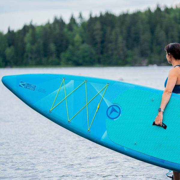 FitNord Aqua Apex 380 SUP-lautasetti (kantavuus 150 kg, lasikuitumela)