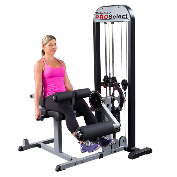 Jalan ojennus- ja koukistuslaite painopakalla  Body-Solid Pro Select