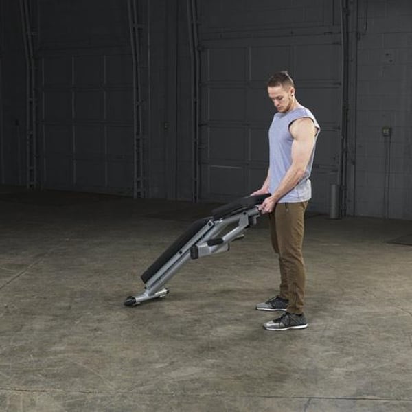 Vino-/tasapenkki, kokoon taitettava, Body-Solid