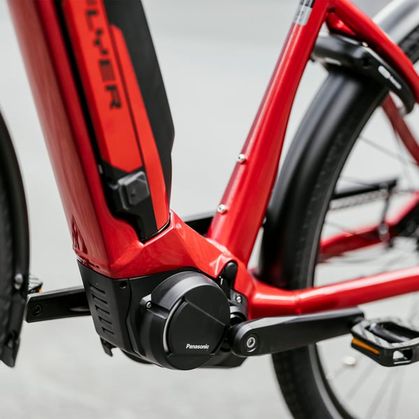 Flyer Upstreet5 7.10 Sähköpyörä, Valkoinen (Comfort)