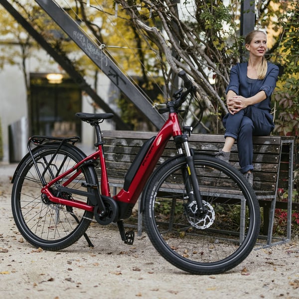 Flyer Upstreet5 7.10 Sähköpyörä, Valkoinen (Comfort)