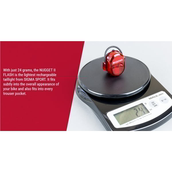 SIGMA Nugget II Flash Red Takavalaisin 