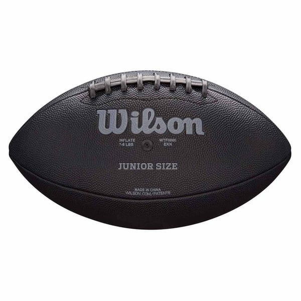 Wilson NFL Jet Jr Amerikkalainen jalkapallo, musta