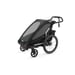 Lastenkuljetusperäkärry THULE Chariot Sport 1, Midnightblack 3