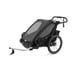 Lastenkuljetusperäkärry THULE Chariot Sport 2, Midnight black 2
