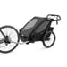 Lastenkuljetusperäkärry THULE Chariot Sport 2, Midnight black 5