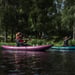 FitNord Seal One ilmatäytteinen kajakki, tummanvioletti (1-istuttava) G2 10