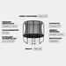 FitNord Bounce Trampoliini 305 cm 2024 11