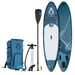 FitNord Aqua 330 SUP-lautasetti, KEMI (valko-musta), lasikuitumelalla, G2 1
