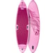 FitNord Aqua Leaf 340 SUP-lautasetti, pinkki (kantavuus 200 kg, lasikuitumela) 2023-24 2