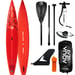 FitNord Aqua Ruby 14' SUP-lautasetti (kantavuus 160 kg) 12