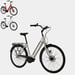 FitNord Classic 300 Sähköpyörä 2024, hopea (489,6 Wh akku) 2