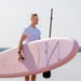 FitNord Aqua Lite SUP-lautasetti, vaaleanpunainen (kantavuus 110 kg) 2023-24 2