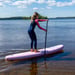 FitNord Aqua Lite SUP-lautasetti, vaaleanpunainen (kantavuus 110 kg) 2023-24