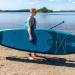 FitNord Aqua 330 SUP-lautasetti, petroli (kantavuus 150 kg, lasikuitumela)