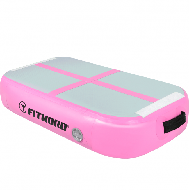 Fitnord Airtrack AirBlock, 1 x 0.6 x 0.2 metriä, pinkki